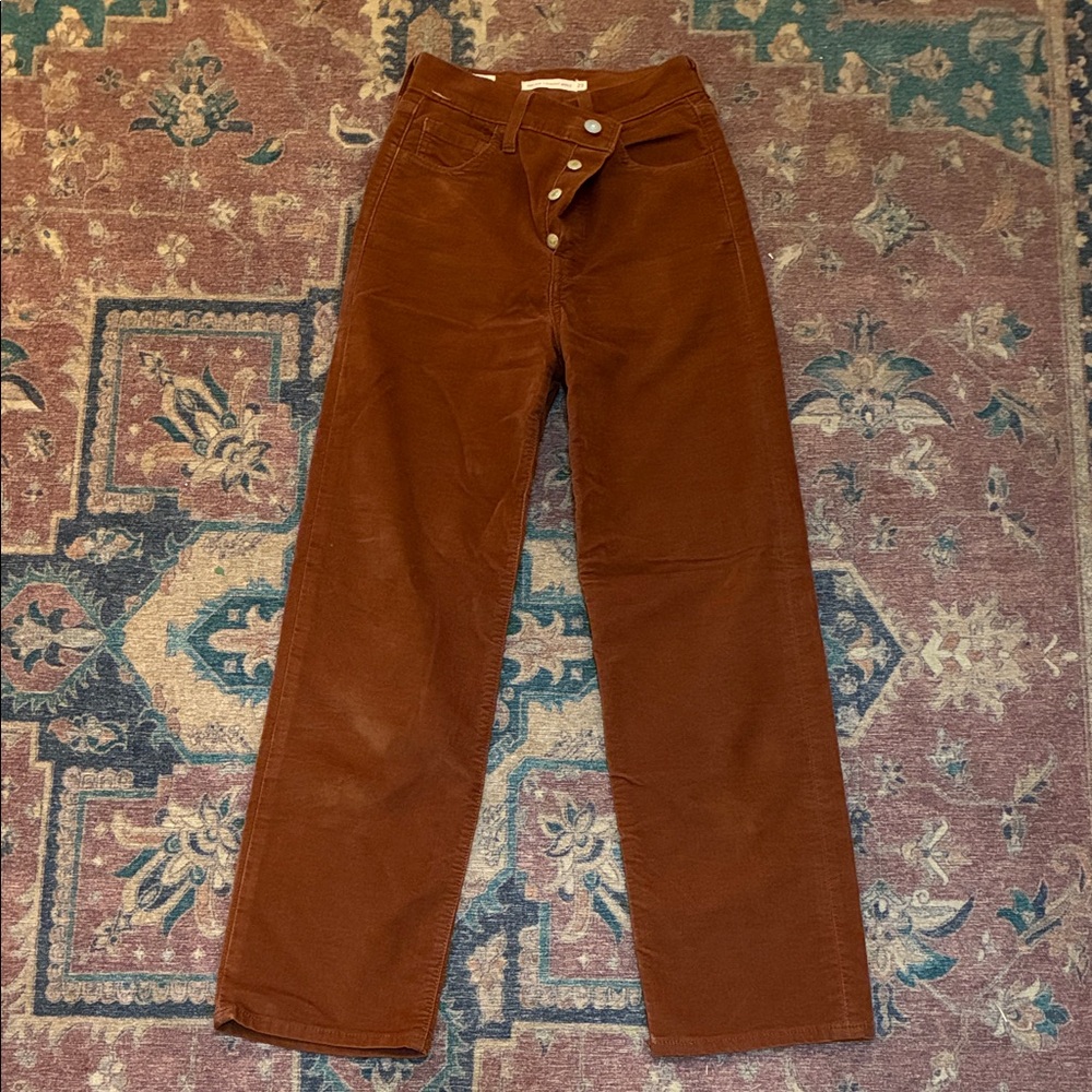 Levi's Brown High-Waisted Pants